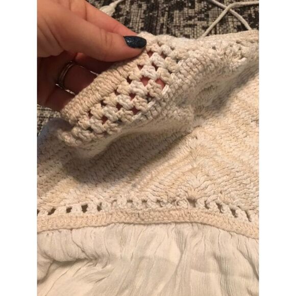 O'neill crochet halter top flowy-‎ size XS cream - Picture 3 of 5